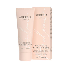 Aurelia London Probiotic Blemish Hero - 15-Grams tube in a box; a skin-saving paste hat gets to work on breakouts and redness without over drying skin.