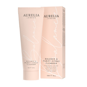 Aurelia London Balance & Purify Citrus Cleanser - 120-ml tube in a box ; a super fresh, gentle foaming cleanser that helps keep your complexion in check.