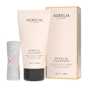 Aurelia London Miracle Cleanser 50-ml - tube in a box; leaves the skin clean, bright and glowing.