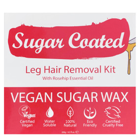 Aqua Natural Sugar Coated Leg Hair Removal Kit  - a 100% natural vegan sugar wax kit for the removal of unwanted leg hair.