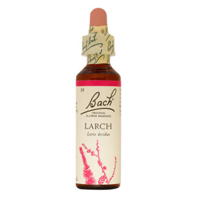 Bach Flower Remedies Larch - 20-ml glass bottle; benefits those who lack self-confidence.