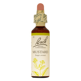 Bach Flower Remedies Mustard - 20-ml glass bottle; for sudden depression for no reason.