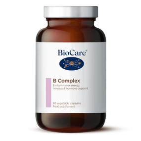BioCare B Complex (enzyme activated plus magnesium) 90 Capsules - brown jar with white label