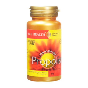 Bee Health Propolis 1000mg Capsules - 90Capsules jar; boosts immunity and is high in antioxidants with multiple benefits.