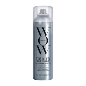 Color Wow Texas Hold ‘Em Hairspray 234ml -  a premium styling product designed to provide exceptional hold and protection for your hair. Packaged in a sleek silver aerosol can, this hairspray is suitable for various hair types, including straight, wavy, curly, and coily.​