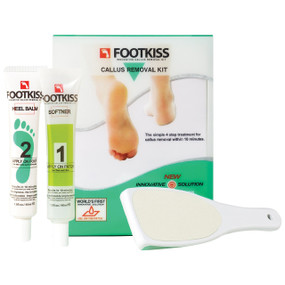 Foot Kiss Callus Removal Kit - this innovative four-step Callus Removal Kit using ingredients found in professional salons