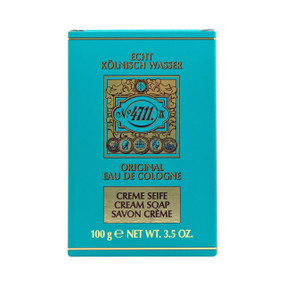 Glockengasse 4711 Eau De Cologne Cream Soap - 100-Grams front image; cleanses your skin with a richly lathering soap bar