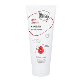 Hair Wonder Hair Repair Cream 100ml, white plastic tube; Hair Repair Cream instantly makes your hair healthy, shiny, silky soft and easy to comb.