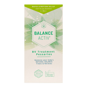 BBI Healthcare Balance Activ BV Vaginal Pessaries - 7-Single Use Pessaries; helps combat Bacterial Vaginosis (BV) which is the most common cause vaginal infection distinct from thrush