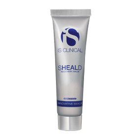 iS Clinical Sheald Recovery Balm 15g Pocket Size tube; is the ultimate way to soothe and nourish post-procedure skin, helping to prevent scabbing and itching.