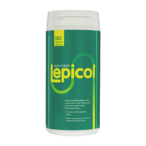 Lepicol Capsules - 180-Capsules -green tub white lid; for use to maintain healthy bowels.