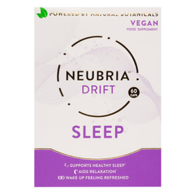Neubria Drift - For Sleep - 60-Capsules box;
contains a botanical complex of herbs to help promote healthy & restful sleep.