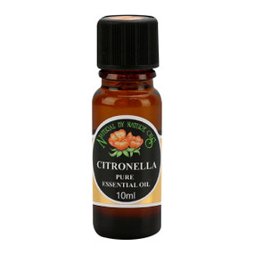 Natural By Nature Citronella Oil - 10-ml brown glass bottle; used as an insect repellent to deter mosquitoes and other flying insects.