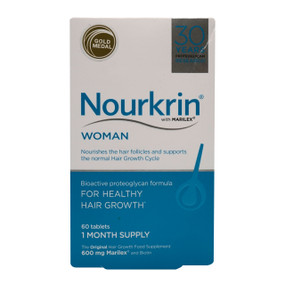 Pharma Medico Nourkrin Extra Strength - Woman - 60-Tablets pouch;  formulated to help restore and maintain a normal Hair Growth Cycle, which supports normal, healthy hair growth