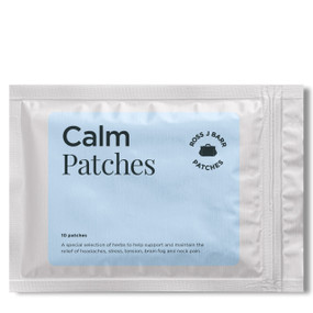 Ross J. Barr Calm Patches - 10-Patches pouch; a convenient, effective and natural way to alleviate stress headaches and tension, as well as ease anger and frustration.
