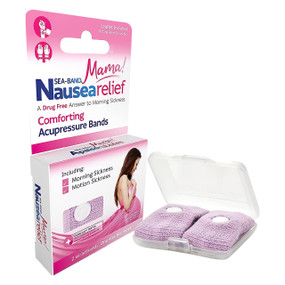 Sea Band Mama - Morning Sickness Wrist Band - Pair of Wrist Bands; provides a drug-free, clinically tested solution for morning sickness and other forms of nausea without causing drowsiness.