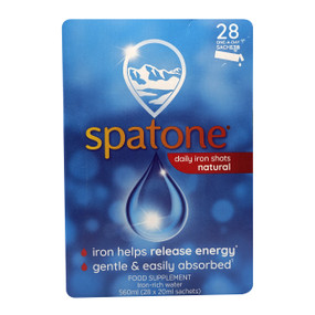 Spatone - 28-Sachets box; an excellent natural iron food to help maintain optimal iron status which is so essential for high energy levels.