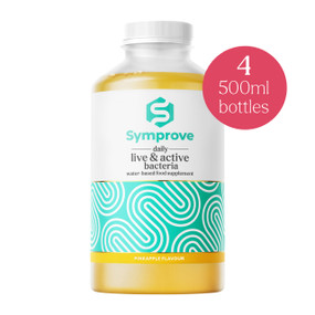 Symprove Daily Essential Pineapple – a four-week programme containing 4 x 500 ml of Symprove liquid drink.