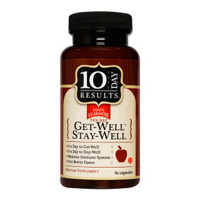 10 Day Results 10 Day Get Well, Stay Well - 60 Capsules bottle