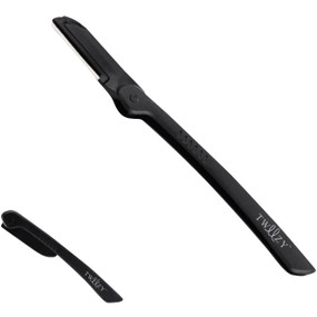 Tweezy Brow Shaper / Dermaplaner - 1-Pack; Sculpt the perfect eyebrows and exfoliate away dead skin cells; Tweezy Brow Shaper & Dermaplaner removes unwanted facial hair for smoother, brighter skin.