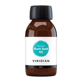 Viridian Nutrition 100% Organic Black Seed Oil - 200-ml bottle; used in the treatment of diseases related to the respiratory system, including breathing problems, bronchitis, rheumatism and cold symptoms.