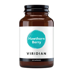 Viridian Nutrition Hawthorn Berry - 60-Capsules bottle; a supplement to strengthen the heart and may help regulate blood pressure.