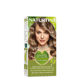 Naturtint Permanent Hair Colour 8A Ash Blonde - 1-Pack green box; an ammonia-free hair colour for those who want a natural alternative to chemically-laden hair colourants.