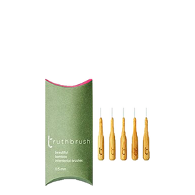 The Truthbrush Beautiful Bamboo Interdental Brushes 0.5mm - Red